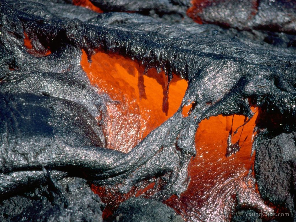 Lava Flow from Kilauea, Kalapana, Hawaii